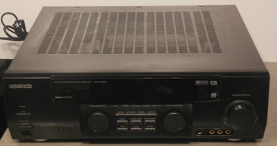 Kenwood KRF-V7030D 5.1 decoder Audio-Video Receiver optical S/pdif RCA S-video - Image 1 of 4