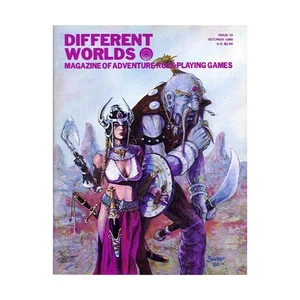 Chaosium Different Wo  #10 "Traveller Variant - Mutations, RuneQuest  Mag Fair+ - Picture 1 of 1