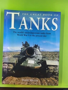 The Great Book of Tanks HB by Miller David Hardback Book - Foto 1 di 12
