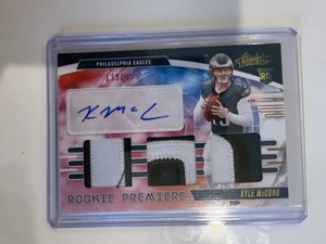 2025 Panini Absolute Kyle McCord Rookie Patch Auto 139/399 RC RPM-KMD - Bild 1 von 2