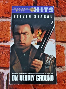 On Deadly Ground Steven Seagal VHS Tape - Picture 1 of 8