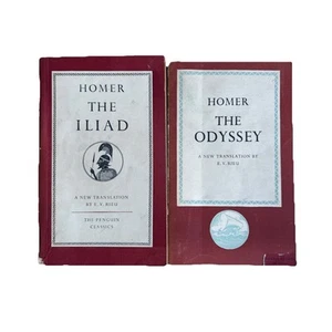 Penguin Classics Homer The Ilias & The Odyssey Translated E V Rieu PB - Bild 1 von 7