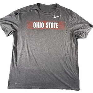 Ohio Stat Camicia Uomo Grigio Dri Fit Nike Taglia 2XL - Foto 1 di 8