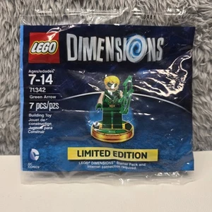 LEGO DIMENSIONS 71342 GREEN ARROW LIMITED EDITION FACTORY SEALED POLYBAG NIP - Picture 1 of 3