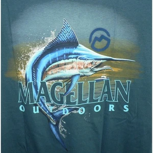 Camiseta Magellan Outdoors Para Hombre Cuello Redondo Manga Corta Pez Vela Azul Legión 2XL - Imagen 1 de 4