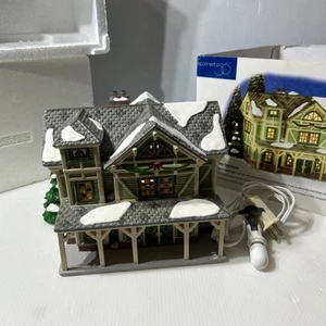 Department 56 Snow Village “Stick Style House” #54943 1998 Retired VTG - Picture 1 of 9