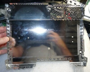 Panel forrador de metal PHAT blanco Microsoft Xbox 360 X800366-solo OK-edad desgaste de metal - Imagen 1 de 12