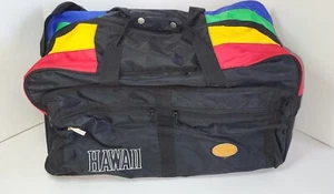 Borsone Victor Hawaii - Borsa da viaggio palestra nera arcobaleno lunga 23 pollici - Foto 1 di 17