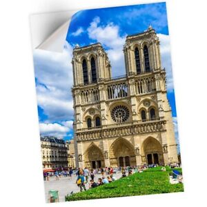 1 x Vinyl Sticker A1 - Notre Dame de Paris Cathedral France #16173