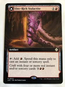 MTG Commander Lost Caverns of Ixalan Ore-Rich Stalactite Extended Art 0023 NM R - Picture 1 of 2