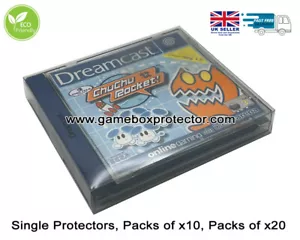 Sega Dreamcast (PAL) Game Box Protector Display Cases - Picture 1 of 9