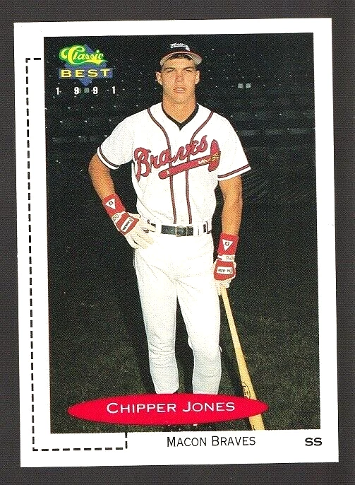 经典最佳 Chipper Jones ~ ~ 小联盟 Macon Braves -- 亚特兰大勇士队 — 第 1/1 张图片