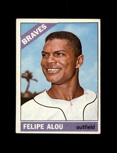 1966 Topps Baseball #96 Felipe Alou (Braves) EX+