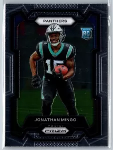 2023 PANINI PRIZM ROOKIE JONATHAN MINGO RC CAROLINA PANTHERS #312 - Picture 1 of 2