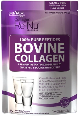 SKINPEP Halal Hydrolyzed Collagen Peptides Granules Joints Skin, Hair & Nails Anti-age