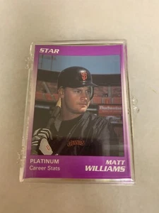 1990 Matt Williams Platinum Edition The Star Co #237/ 1,000 (1-9) Mint - Picture 1 of 4