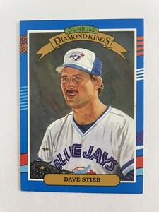 Dave Stieb Donruss Diamond Kings 1991 No 1 No Dot After “Inc”