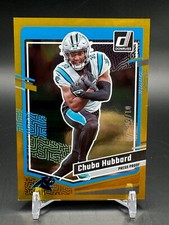 Chuba Hubbard [Gold Press Proof] #40 #/50 2023 Panini Donruss Football