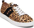 JACK ROGERS Leopard Print Sneakers Size 7.5 Genuine Cowhide