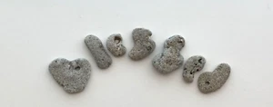 Natürliche Buchstabenform "GESEGNET" Strand Hag Steine Wort Felsen Kiesel Kunst/Handwerk USA - Bild 1 von 12