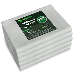 Packing Paper for Moving - 500 Newsprint Paper Sheets for packing supplies -1... - Picture 1 of 7