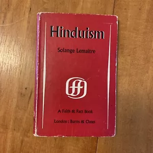 1959 HINDUISM Solange Lemaitre Faith & Fact Aid UNDERSTANDING HINDU SPIRITALITY - Picture 1 of 7