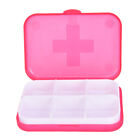6 Slots Pill Box Portable Pill Cases Travel Dispen Storage Container Medicid&Eo