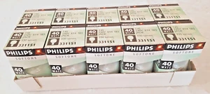 20 Stück Philips Glühlampen: 40 Watt, 240 V, E14, Softone, Kolbenform, dimmbar - Bild 1 von 4