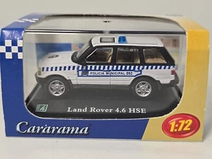 CARARAMA 1/72 LAND ROVER 4.6 HSE POLICIA OO MODEL RAILWAY SCALE POLICE CAR - Picture 1 of 2