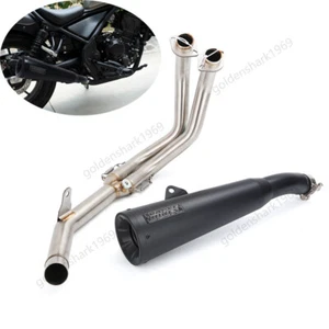 Silenciador de tubo de escape negro para Honda Rebel 500 CMX500 2020-2024 - Imagen 1 de 12