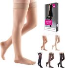 Mediven Sheer & Soft Regular Stockings Thigh High W Lace Band 20-30 Size & Color