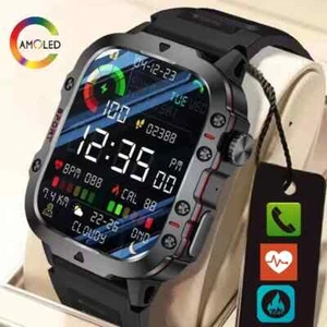 SmartUhr Herren Smartwatch wasserdicht Bluetooth Smartuhr Männer Business Uhren - Photo 1/20