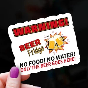 The Beer Drinker's Favorite Beer Fridge Sticker - Picture 1 of 2