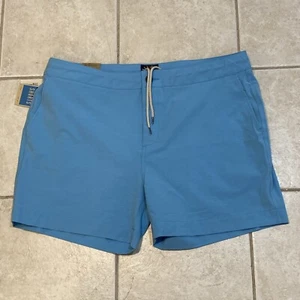 Faherty All Day Shorts Men's 38 Summer Teal Blue Performance Stretch Golf A31 - Picture 1 of 11