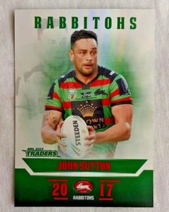 2017 NRL Traders Parallel PS118 - John Sutton South Sydney Rabbitohs - Picture 1 of 2