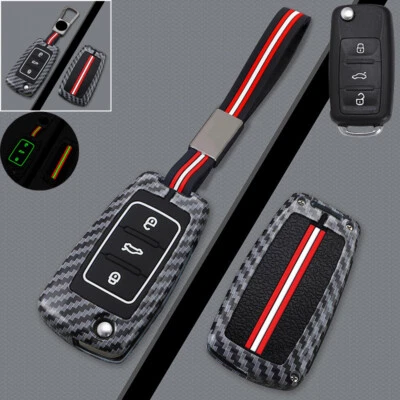 Zinc Alloy Silicone Car Key Case Cover For VW Golf Beetle Tiguan Jetta Passat Foto 1 de 4