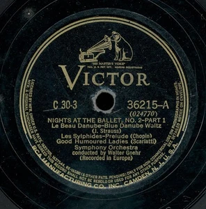 78tk-12 inch-Classical-Victor 36215-Symphony Orch..Walter Goehr  (Imported) - Picture 1 of 2