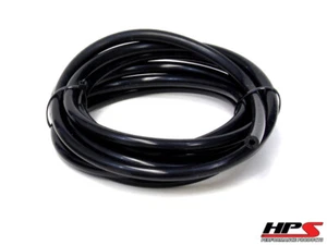 HPS 13/64" (5mm) ID Black High Temp Silicone Vacuum Hose - 5 Feet Pack - Bild 1 von 2