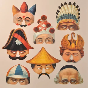 Mamelok Stockholm Paper Masks (R441 - full set) - Picture 1 of 1