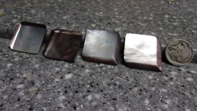 H9  odd antique square sewing button lot 1800's ? - Image 1 of 4