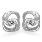 1.00Ct 5.00mm G-H VS2 Natural Diamond Women's Studs In Solid 14KT White Gold