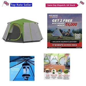 Luxury Glamping Octagon Camping Tent - Accommodates 8 with Ultimate Comfort - Picture 1 of 14