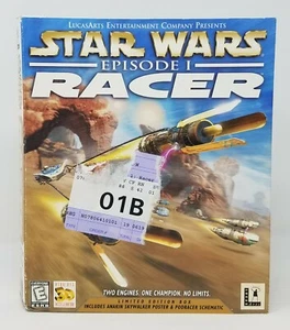 Star Wars: Episode I: Racer (PC, 1999) OPEN BIG BOX WITH SEALED JEWEL CASE - Picture 1 of 11