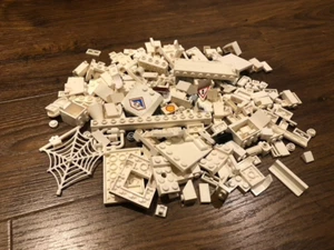 Lote de trabajo a granel Lego paquete de azulejos de ladrillos blancos varios elementos particulares - Imagen 1 de 1
