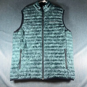 Eddie Bauer Men's Puffer Vest Size TL Green Full Zip Outdoor Jacket - Picture 1 of 10