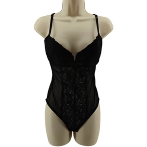 Marilyn Monroe Intimates Lace Mesh Lingerie Sexy Nightgown One Piece L - Picture 1 of 4