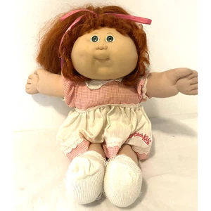 Cabbage Patch Puppe Coleco signiert (Red Xavier Roberts 86) rote Haare 1978-1982 - Bild 1 von 14
