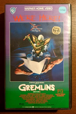 Gremlins (1984) - 1985 Australian Ex-Rental VHS Tape / Warner Bros. / PAL - image 1 of 4