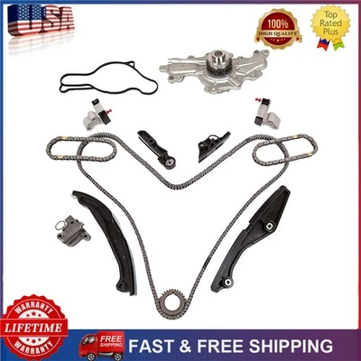 Timing~Chain#Kit Water Pump for/13-19 Ford Explorer Flex Taurus 3.5 Foto 1 de 4
