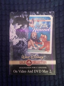 The Fox and The Hound Movie- Gold Collection VHS Release Promo Button / Pin Back - Picture 1 of 3